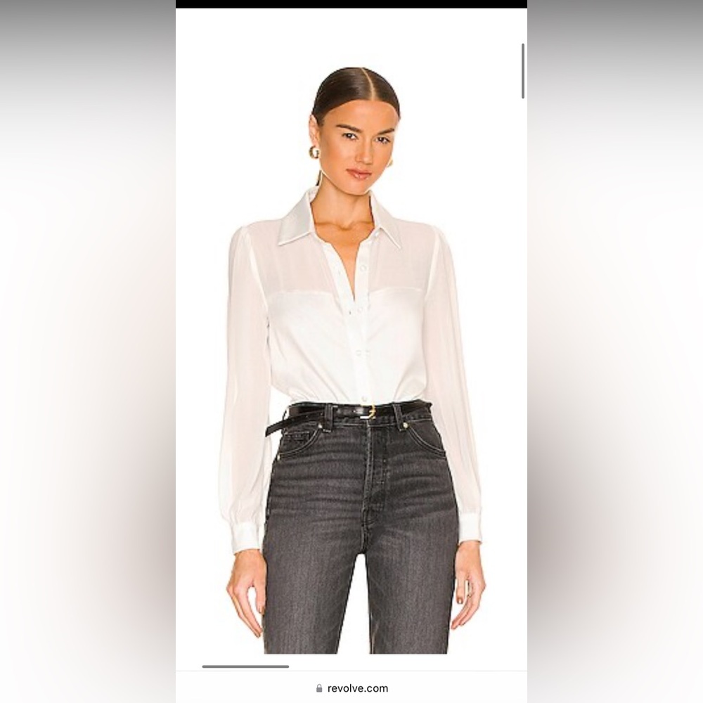 REVOLVE Camila Coelho size small ivory blouse